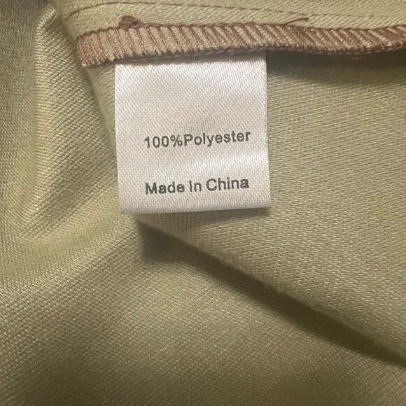 Tuckernuck Cognac Faux Leather Faye Blouse Size Small - Picture 11 of 11